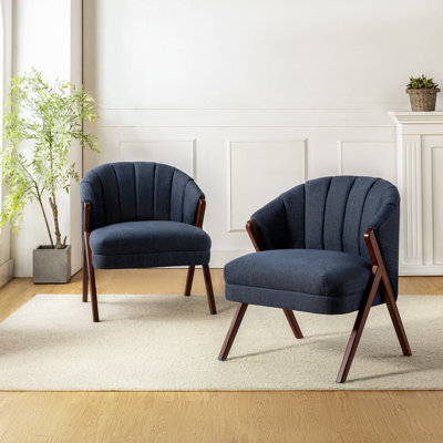 Wade Logan® Balgobin Upholstered Barrel Chair & Reviews | Wayfair